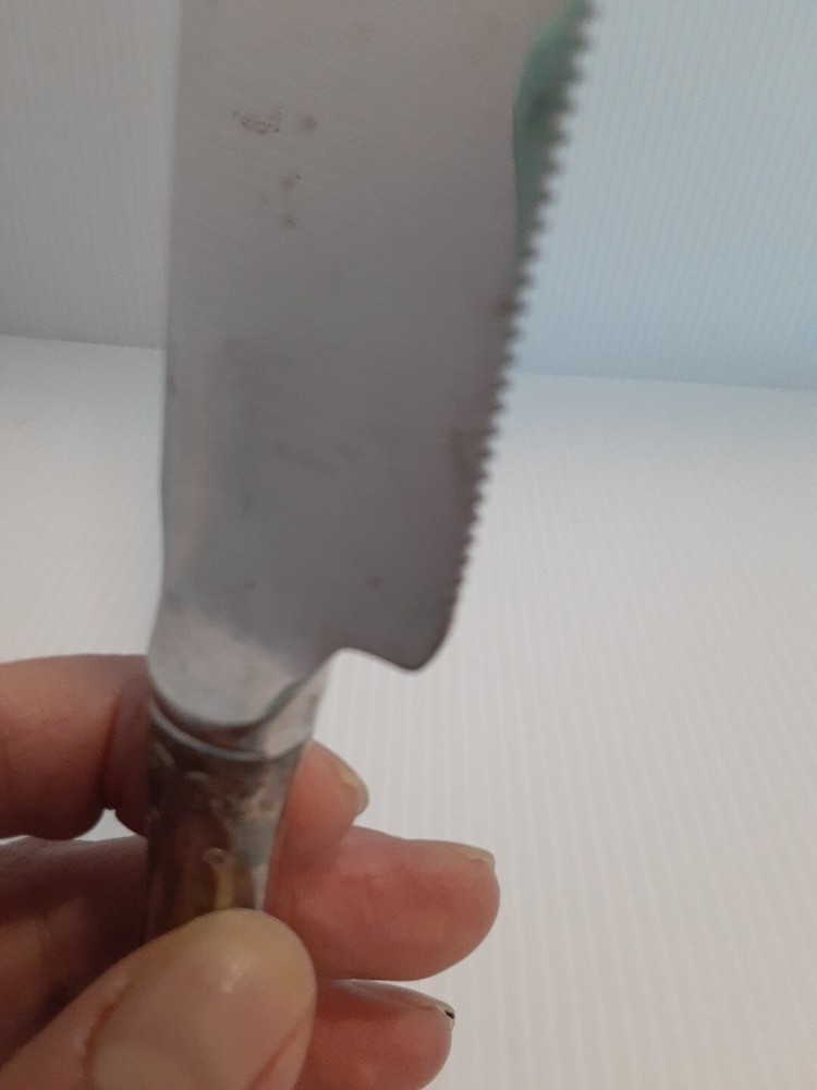 Treasure Masters Stainless Cake Knife Silver-plated Handle