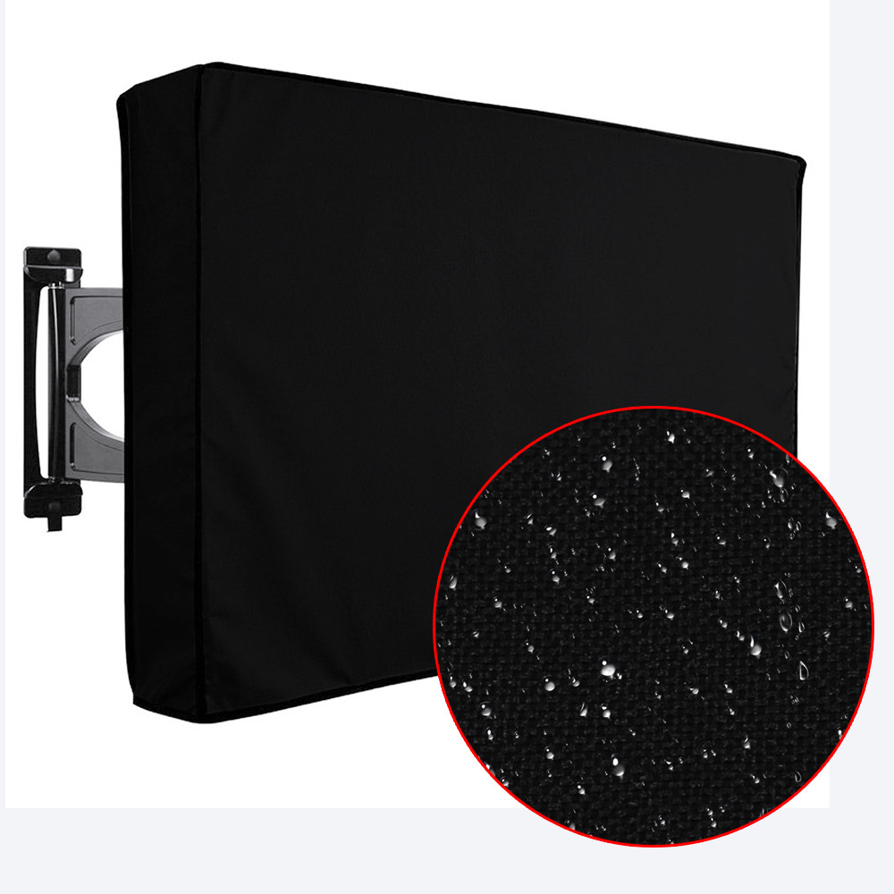 30"-85" Outdoor TV Cover Waterproof 600D Flat Screen Protector Weatherproof