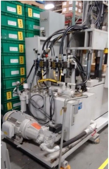 Gluco- VS75TPR - 75 ton Vertical Molding Machine -2012