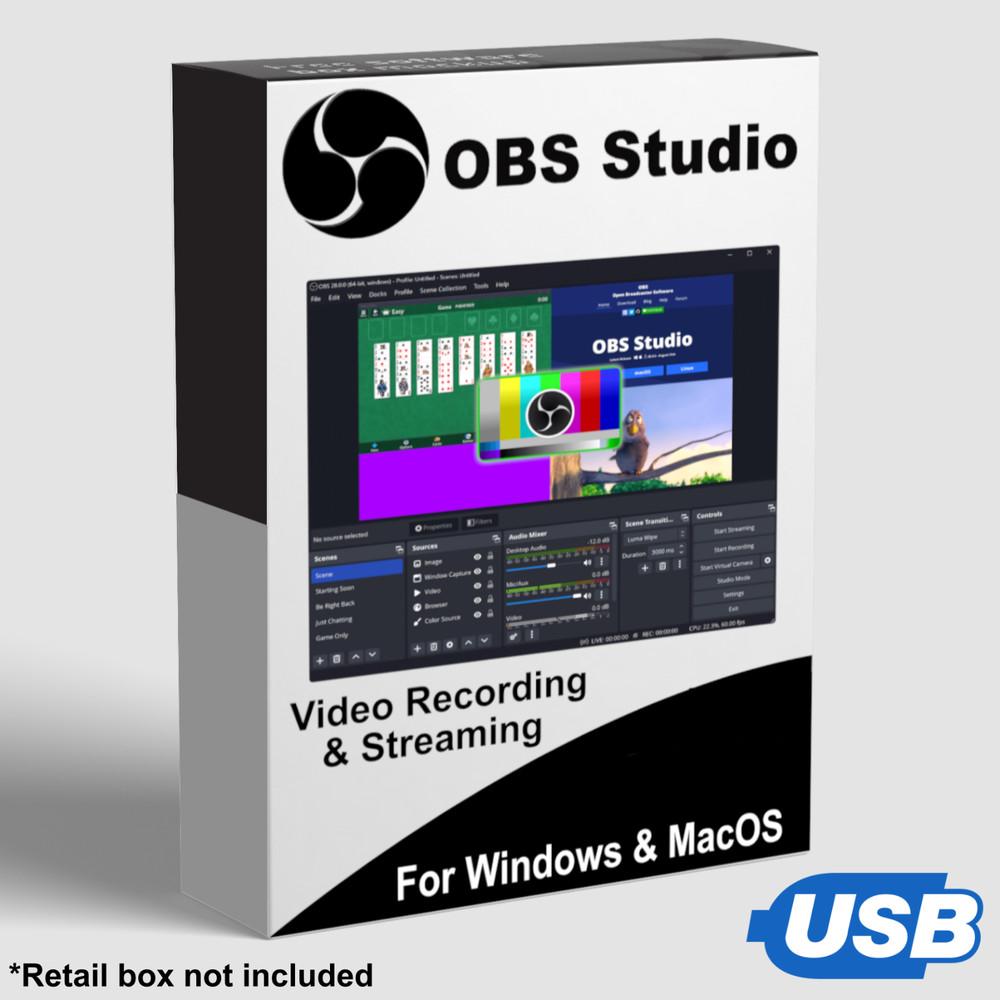 OBS Studio Video Recording | Live Streaming | Screen Recording Software USB