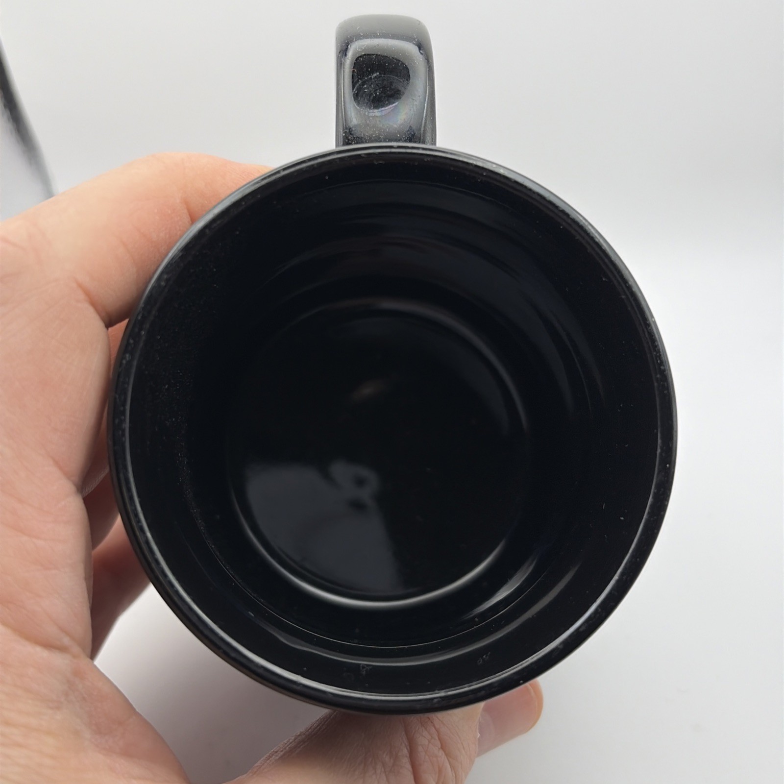 WMMS 100.7 FM Cleveland 1985 David Helton Black THE BUZZARD Coffee Mug Cup RARE