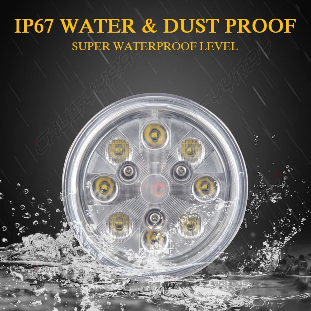 Cab Lights Headlight #AR60250 For Deere Tractor 4pcs LED Amber +White