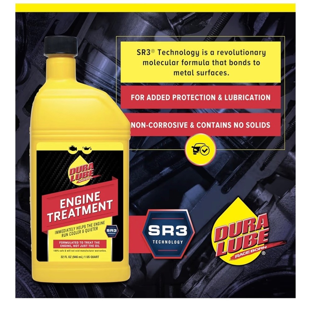 Three Pack Duralube Engine Treatment 32oz x 3