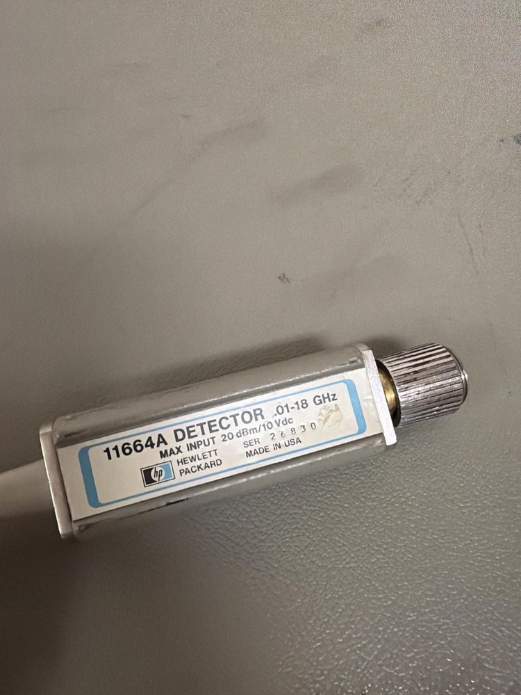 HP 8756A SCALAR NETWORK ANALYZER W/ 11664A DETECTOR