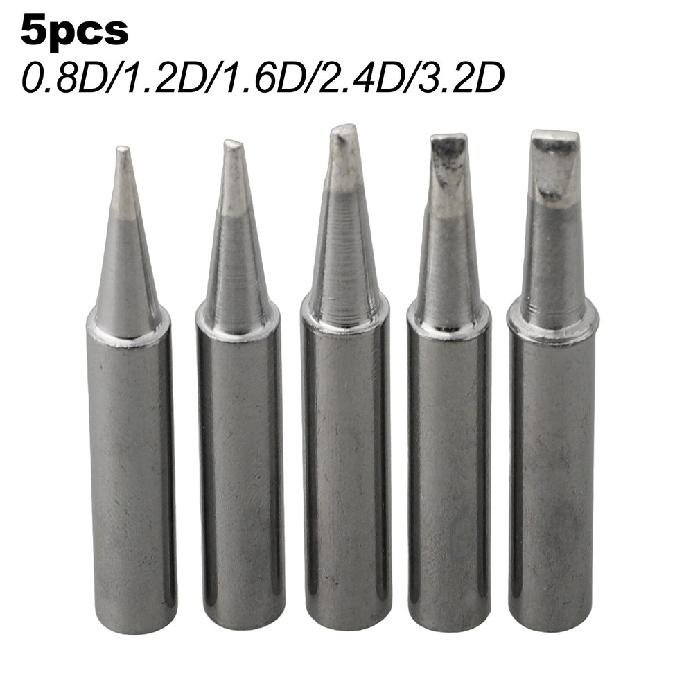 Efficient Heat Transfer with 900MT Replaceable Soldering Tips for 907 933