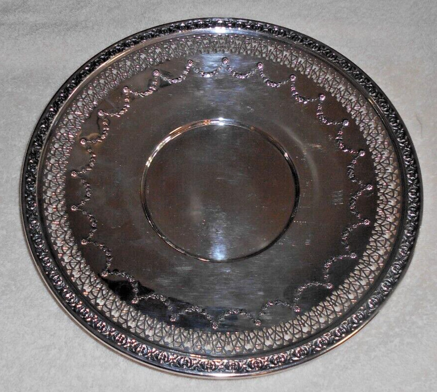 Reed & Barton Silverplate 10.5" Serving Plate #1703