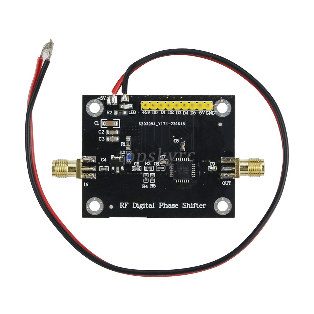 3-6GHz RF Digital Phase Shifter 6Bit Microwave Phase Shift Module SMA Ttops