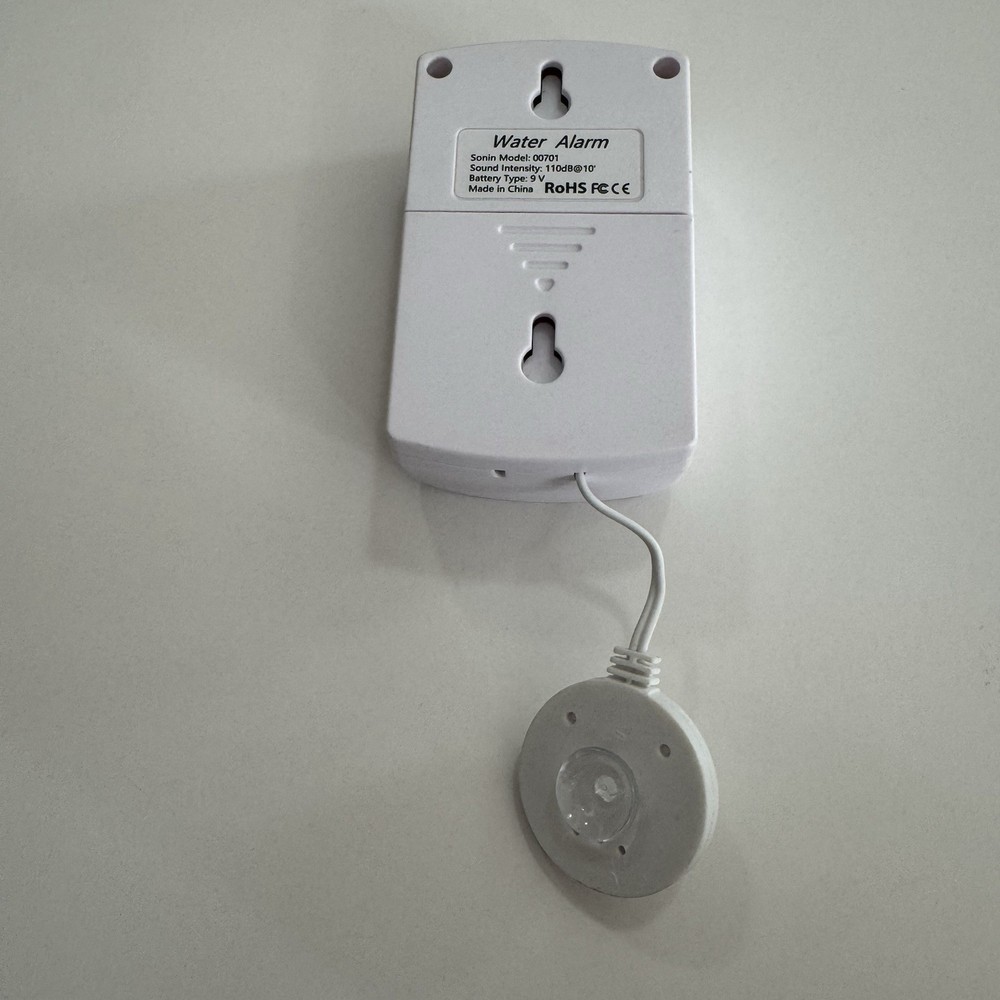 Sonin Water Alarm with Flat Sensor 00701 New E53