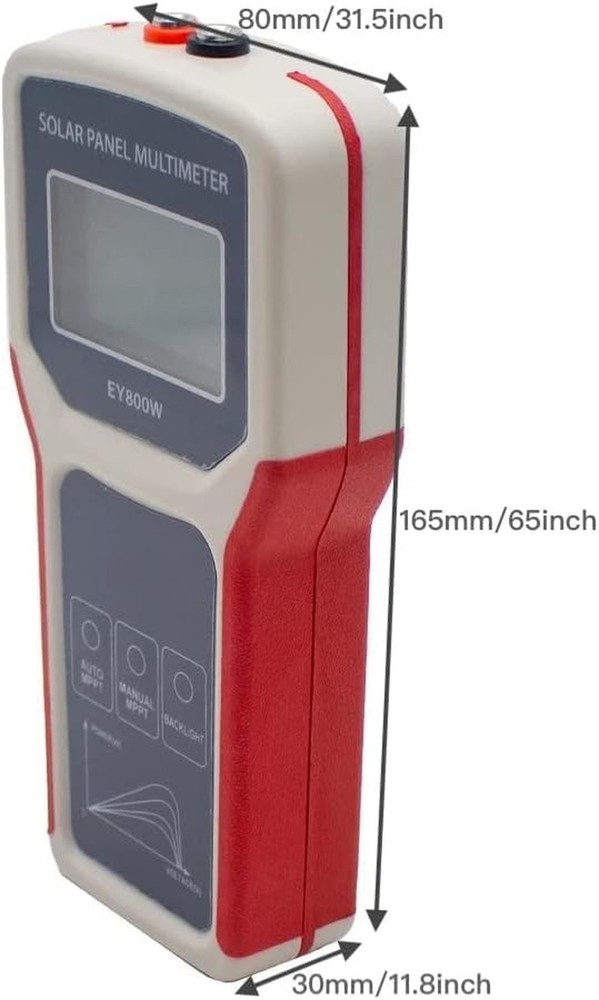 Solar Panel Tester/EY800W Solar Panel Meter/PV Testing Instrument Ultra Open ...