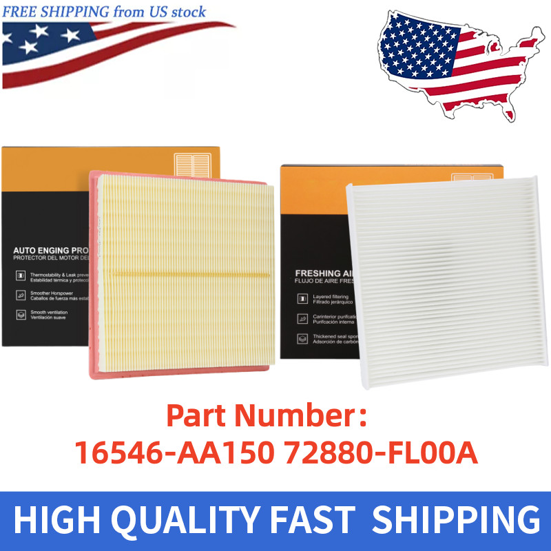 COMBO Air Filter + CABIN FILTER for NEW SUBARU IMPREZA ASCENT CROSSTREK OUTBACK