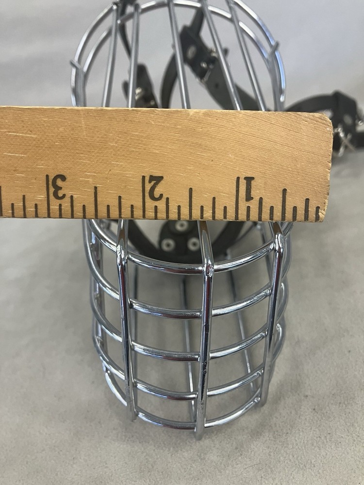 Bronzedog wire basket muzzle designed for large dog breeds
