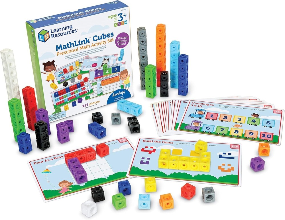 Math Manipulatives Set - Hands-On Learning for Preschoolers