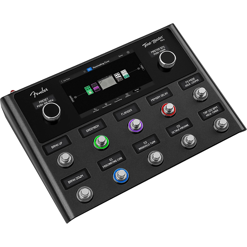 Fender Tone Master Pro Multi-Effects Guitar Pedal Black