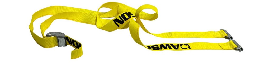 2"x12' Yellow E-Track Cam Buckle Strap (10 Pack)