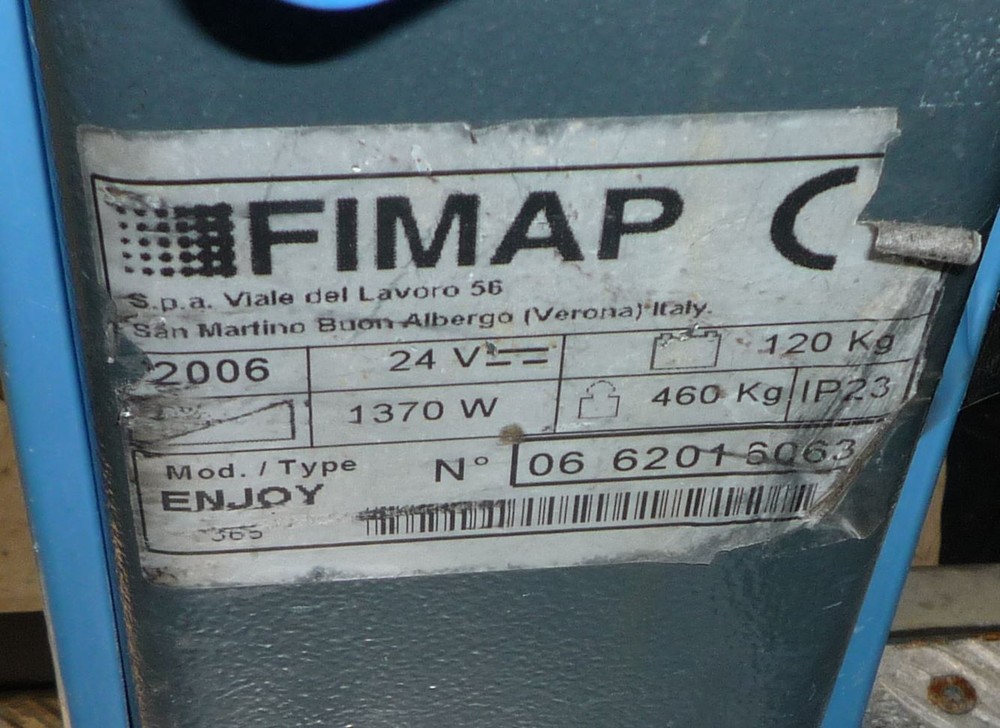 FIMAP Enjoy-365 is a Small Ride-On Scrubbing Machine with 79cm Working Width