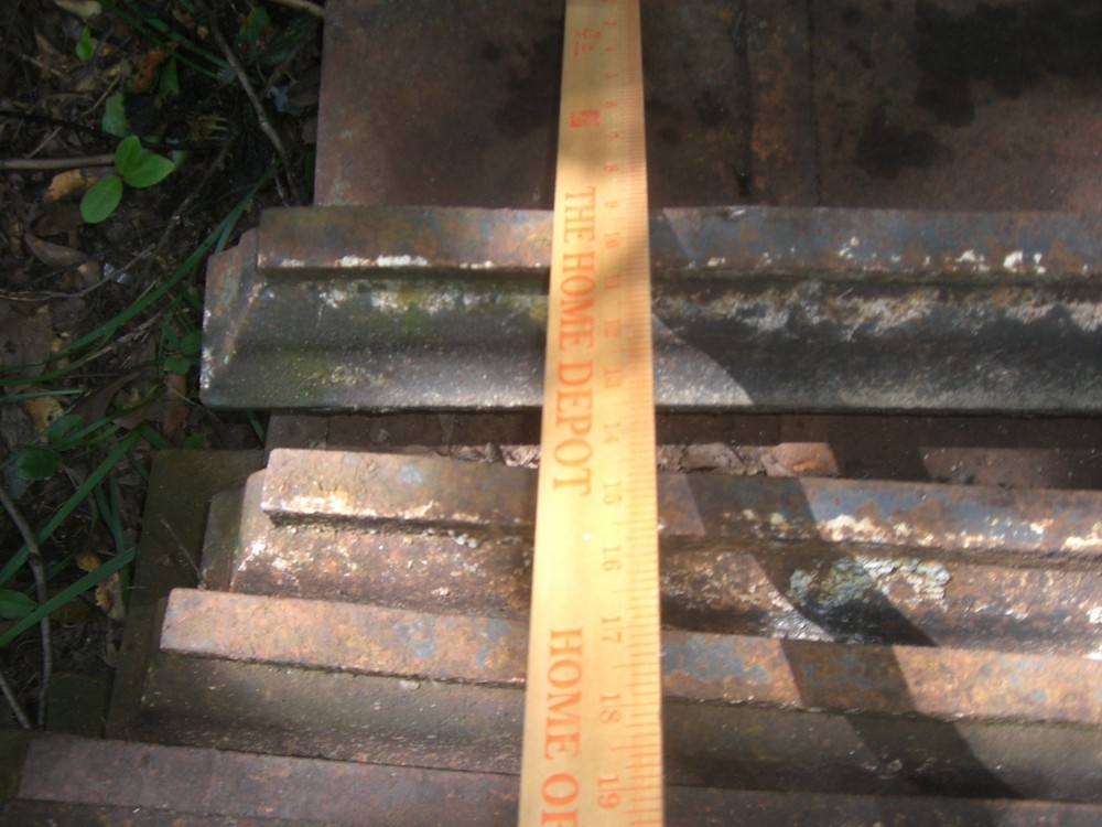 Vintage pediment cornice cast iron Lintel Architectural (6 available)