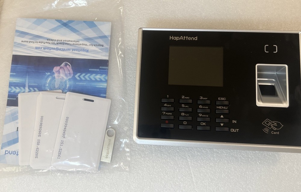 HapAttend Time Clock Fingerprint Time Clock Employees RFID Attendance S1 E3