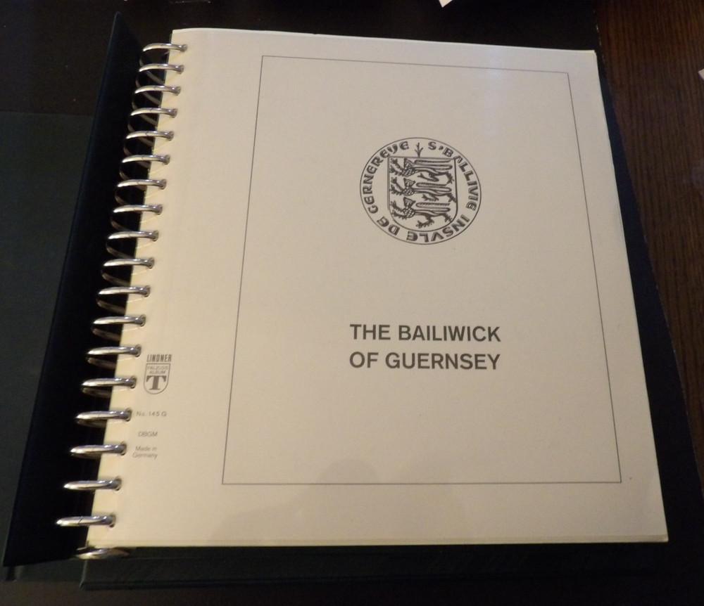 GUERNSEY LINDNER STAMP ALBUM 1969-1994 HINGELESS SEE DESCRIPTION