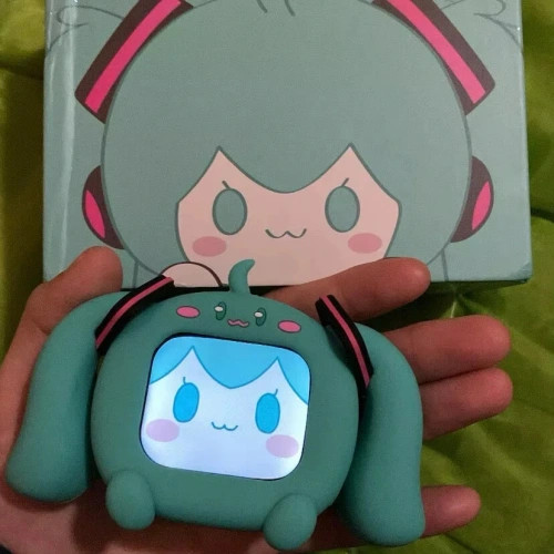 Miku Anime LCD Bluetooth Earbuds - Touch Control, Compatible with iPhone&Android