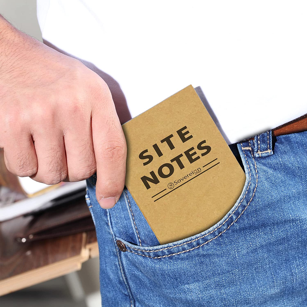 Field Notes Notebooks 5 Pack | Small Field Memo Book Notepad Refill Universal