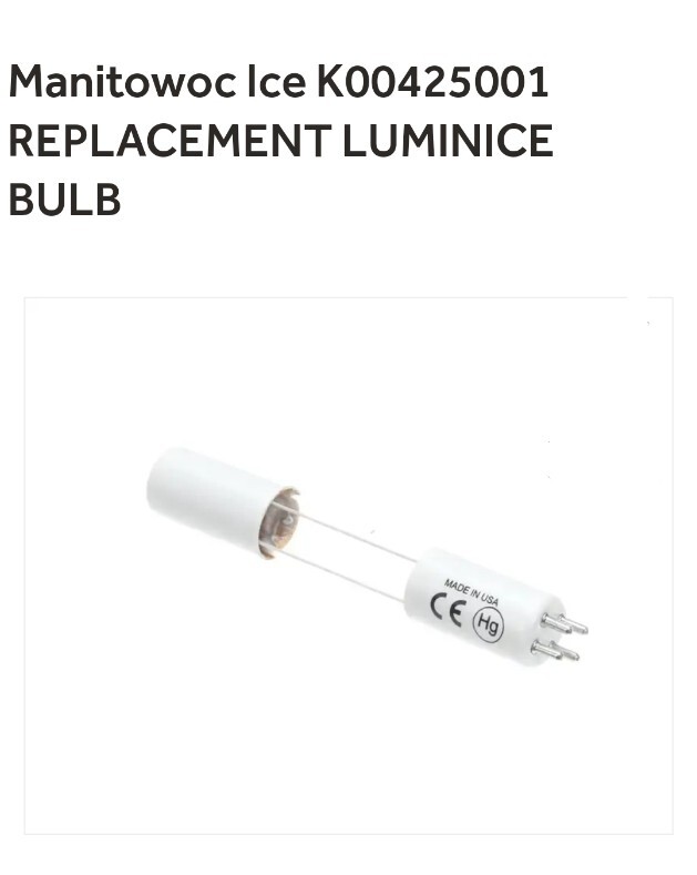 Manitowoc K00425001 Replacement LuminIce Bulb NEW