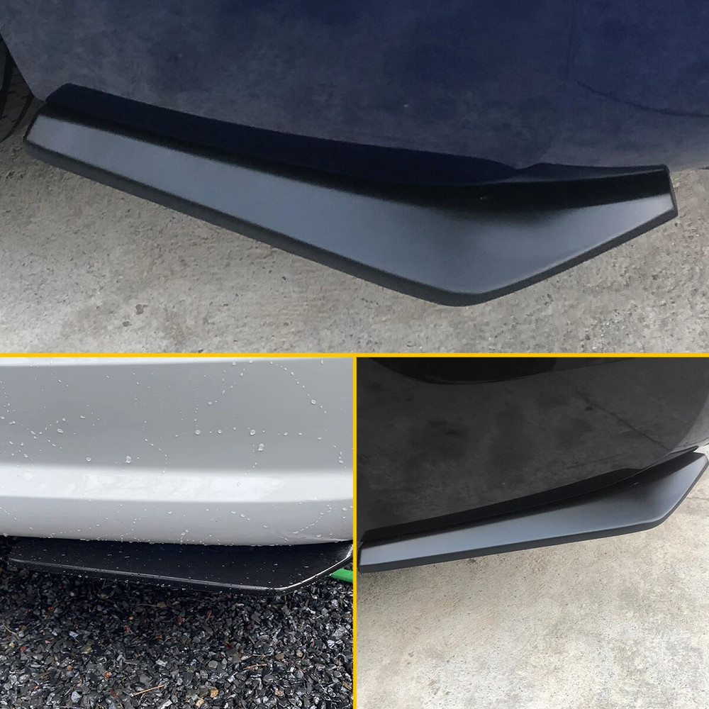 2X Rear Bumper Lip Diffuser Splitter Canard Protector For Cadillac Accessories