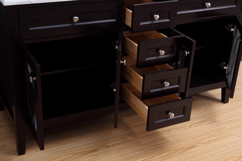 Bathroom Vanity - Transitional Bathroom Vanity Set - Double Sink - Rocca 60"