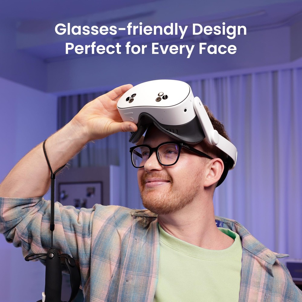 V4 Interface Face Pads for Oculus Quest 3S - Compatible with VR Headsets