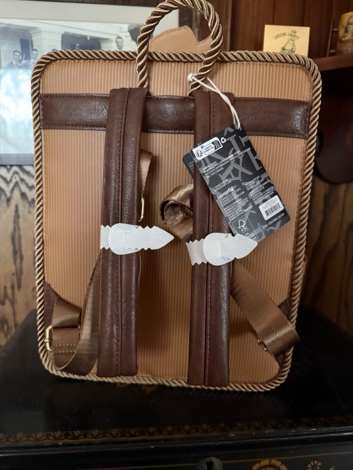 Loungefly Disney Pixar Toy Story Woody 30th Anniversary Saloon Backpack NWT