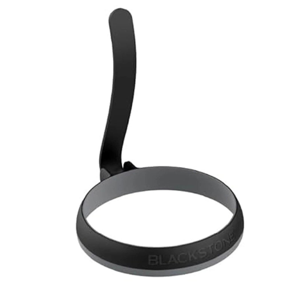 Silicone 4" Silver Egg Ring - Round