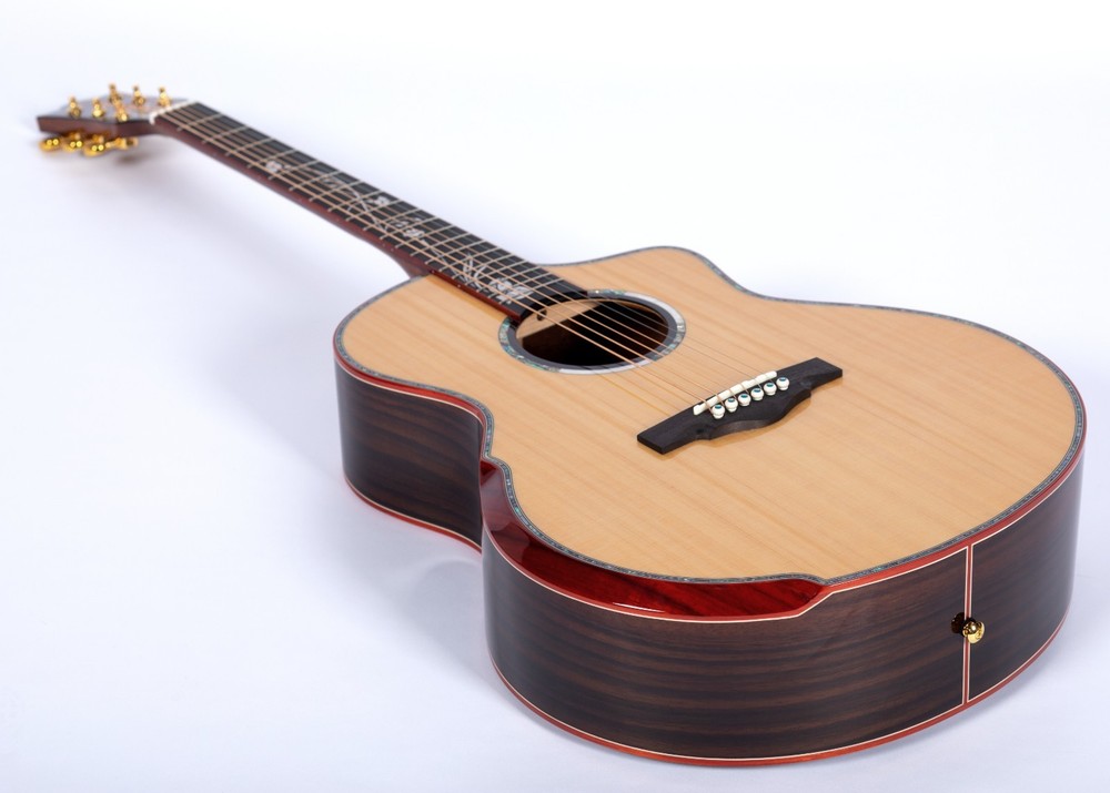 STANSEN T-920C high-quality acoustic guitar, solid spruce top