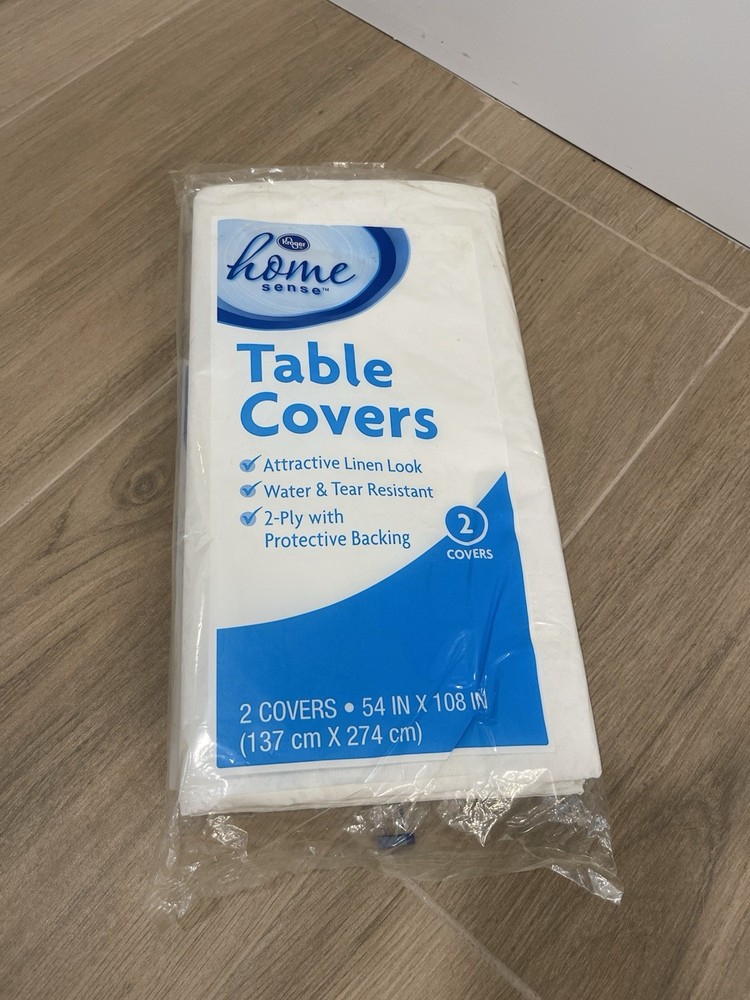 Kroger Home Sense 2 Table Covers 54”x108”