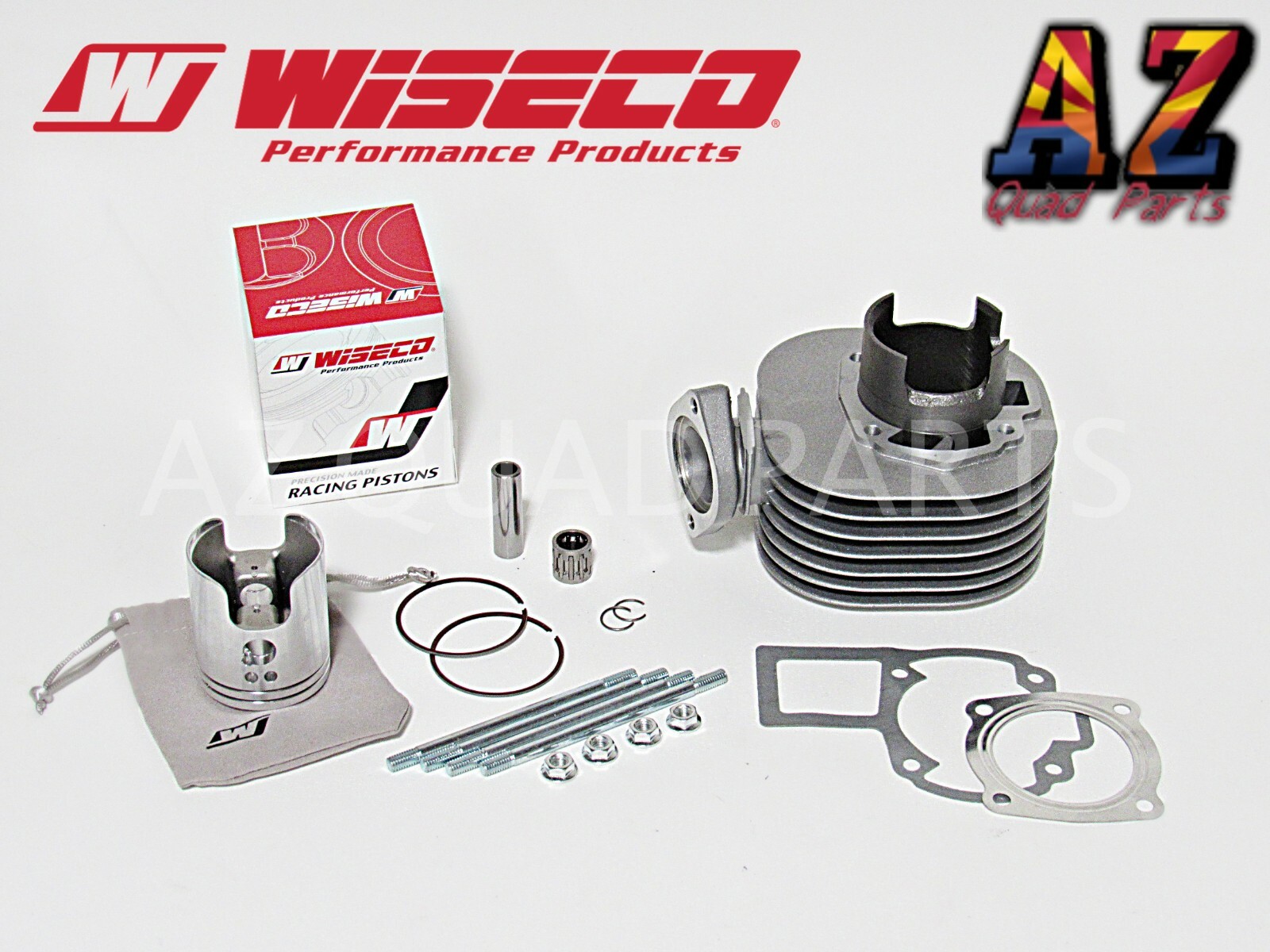 Suzuki LT80 LT 80 100cc Big Bore Top Rebuild Kit Wiseco Piston Gaskets Cylinder