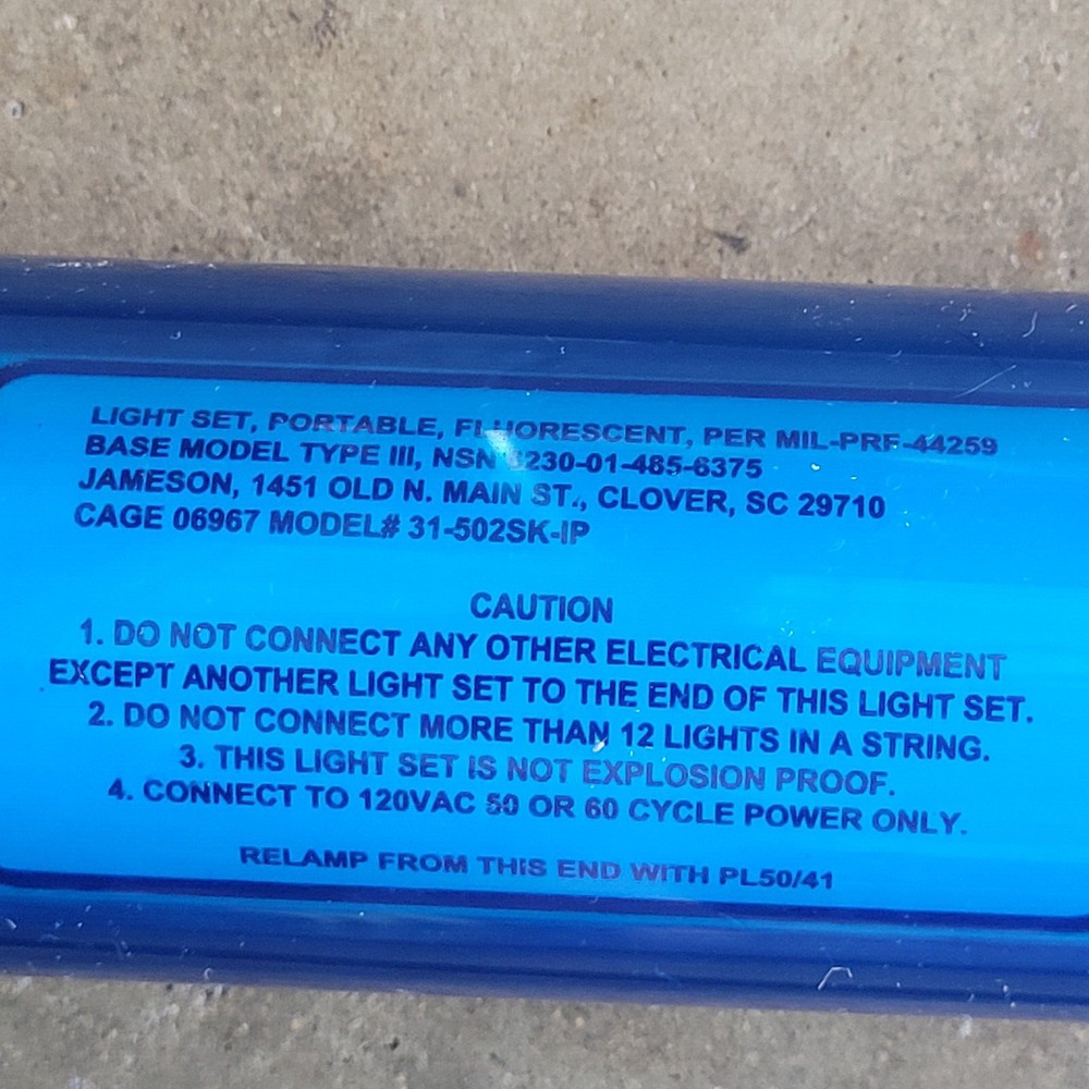 Jameson EMI HARDENED STRINGABLE LIGHT MODEL: 31-502SK-IP