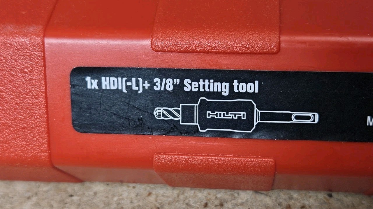 Hilti No. 2112764 anchor setting tool and drill bit combo - HDI(-L)+ 3/8"