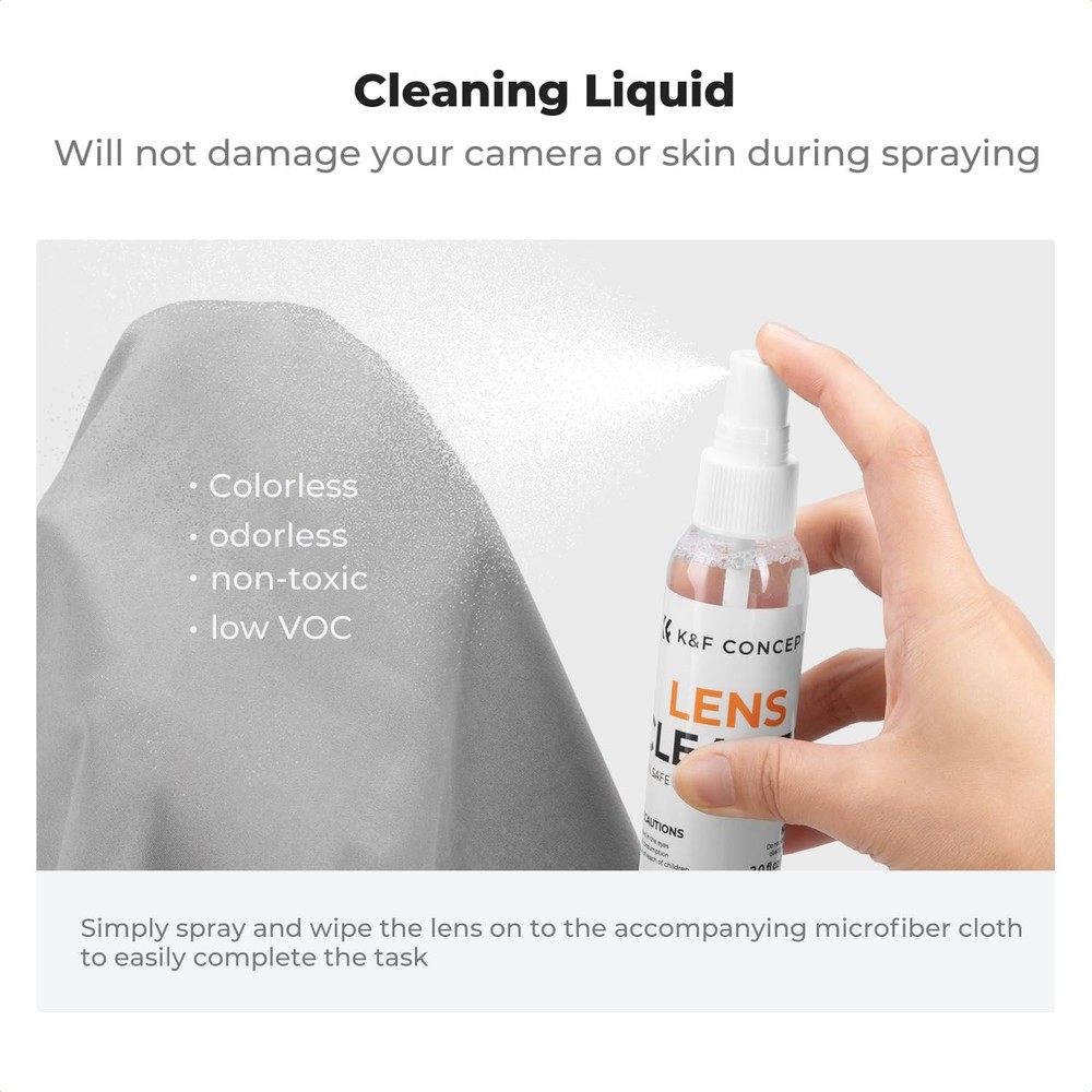 DSLR Lens & Sensor Cleaning Kit 15-Piece