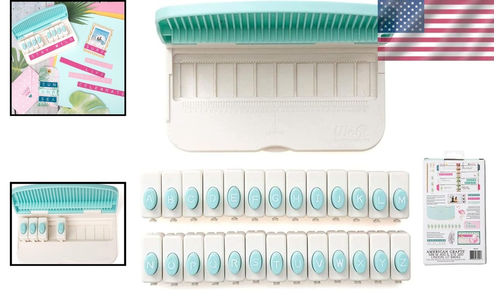 Letter Punch Board Kit - We R Memory Keepers