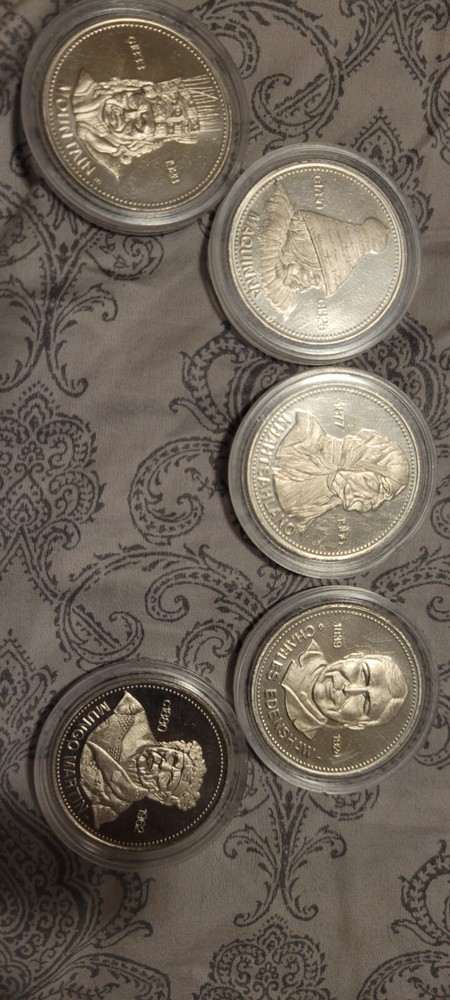 1st SET 1977 COMMEMORATIVE DOLLARS (mint)