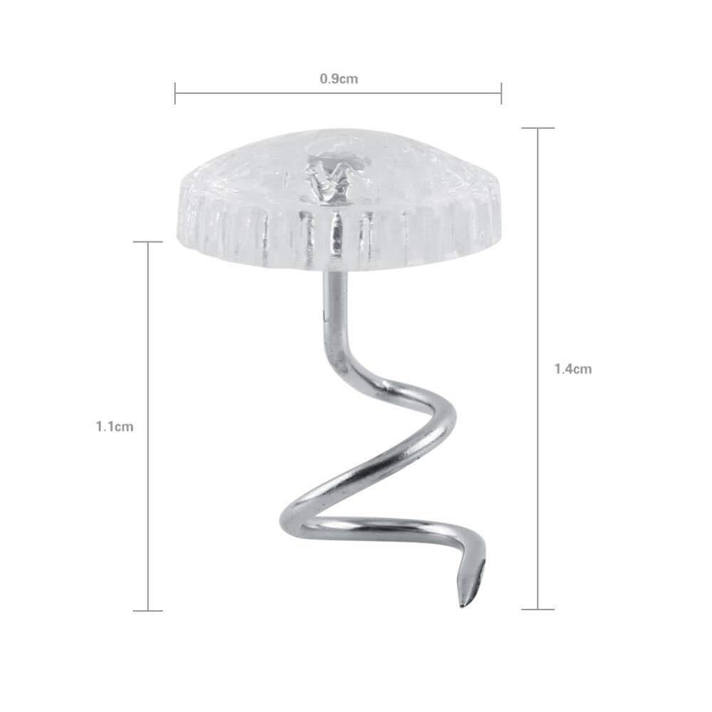 100/200X Headliner Twist Pins Kit For Fabric Sofa Chair Upholstery Crafts Repair