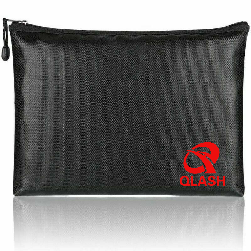 2000℉ Upgrade Fire Proof money Bag Fireproof Document Pouch Waterproof Safe Cash