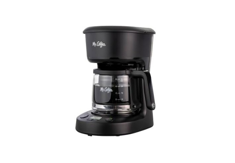 Mr. Coffee 5-Cup Programmable Coffee Maker, 25 oz. Mini Brew, Black Open Box New