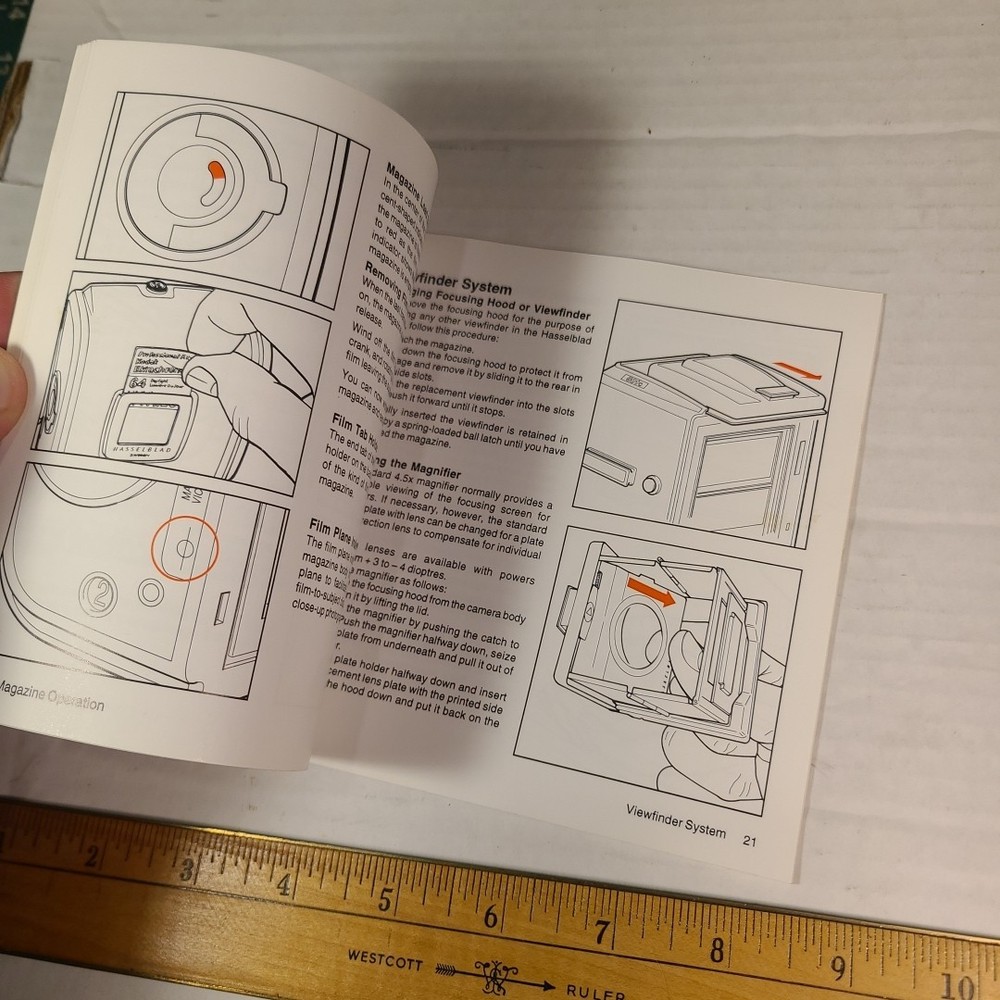Hasselblad 501c User Instruction Manual Guide