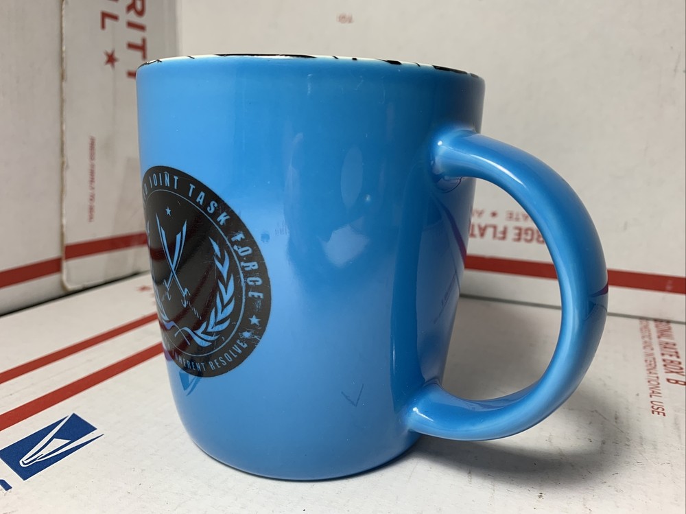 Combined Joint Task Force Operation Inherent Resolve IRAQ logo CERAMIC MUG