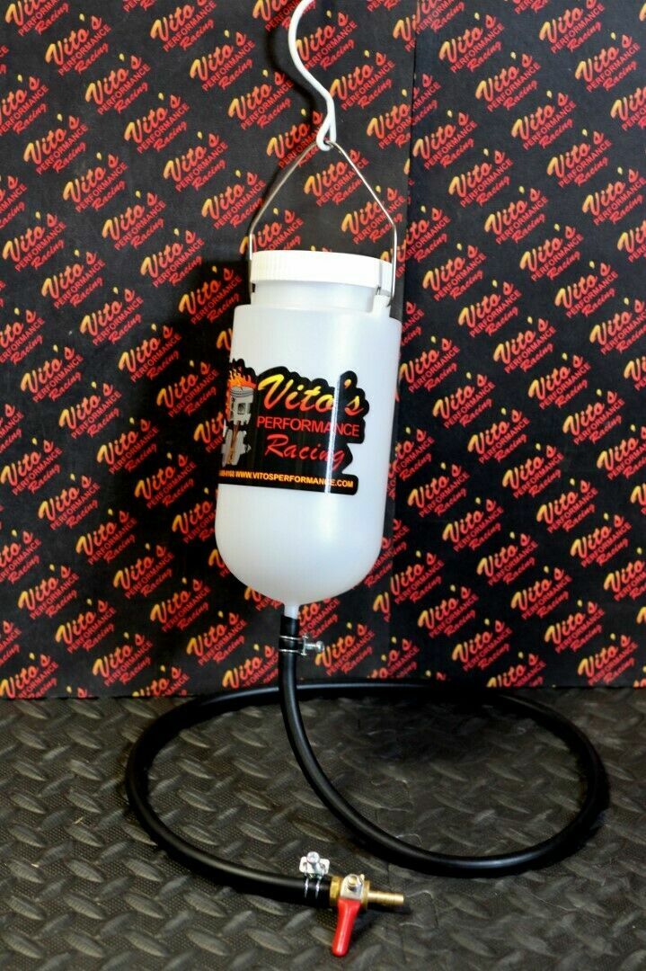 NEW Vito's hanging gas purge FUEL TANK - alcohol methanol BANSHEE drag Auxiliary
