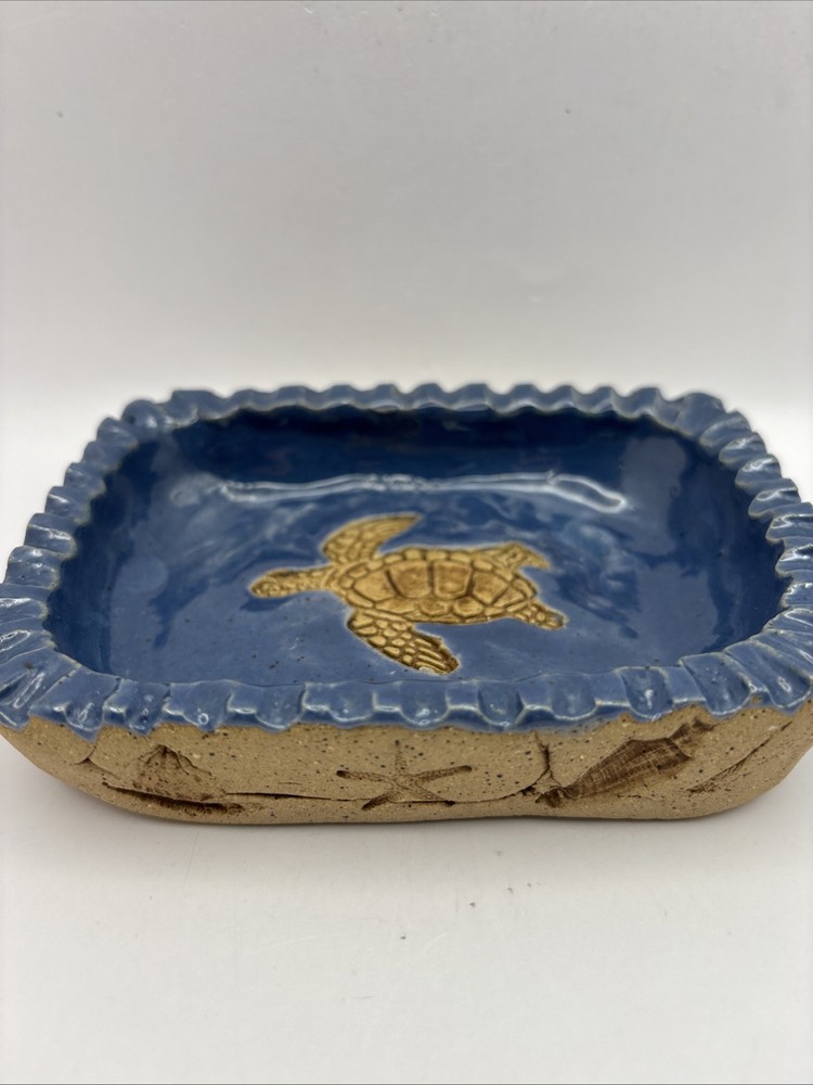Sea Turtle Pottery Trinket Dish