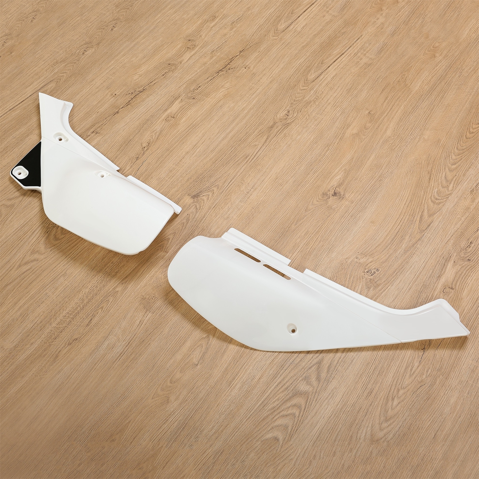 White Side Cover Panel Side Fairing Left+Right Fit For 93-21 Honda XR650L