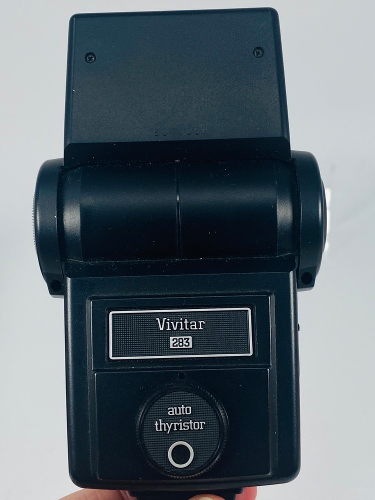 VINTAGE Vivitar 283 Electronic Flash with Box & Instructions - Untested