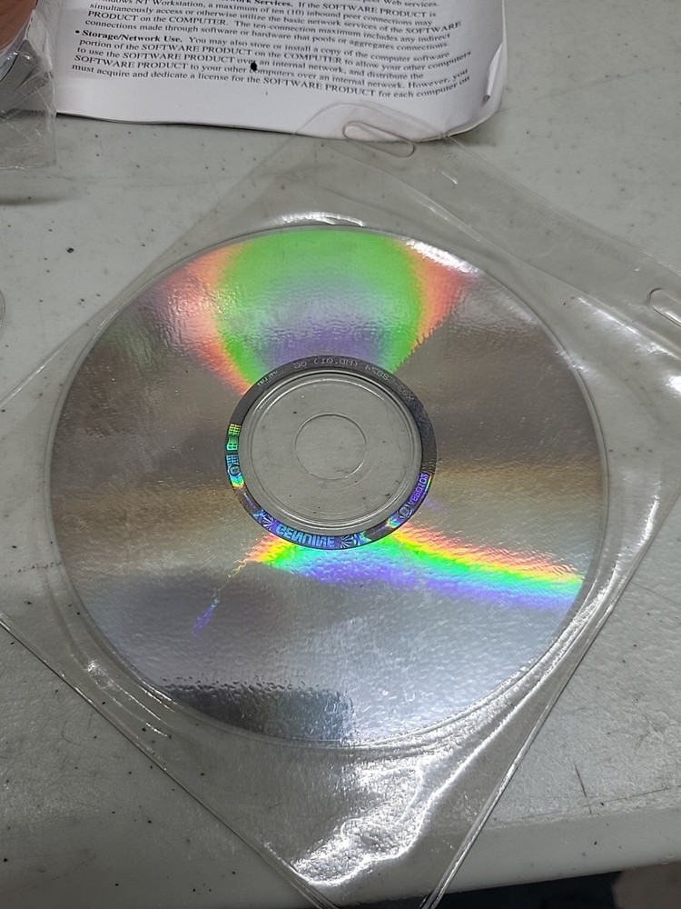 Microsoft Windows NT Workstation Version: 4.0 Processor Edition