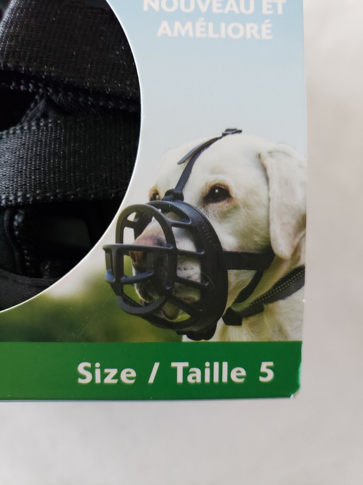 Baskerville Ultra Muzzle for Dogs, Size 5 Black Comfortable dog friendly design