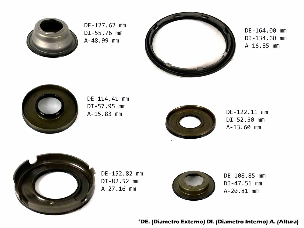 Piston Kit Transtec Chrysler 62TE 2007/UP